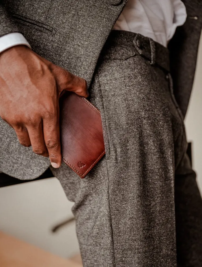Jersey Mahogany Men Bobbies Small Leather Goods Jersey Mahogany Men Bobbies Small Leather Goods