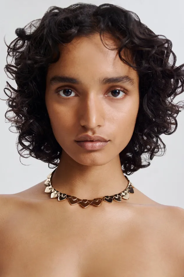 Jewelry Scanlan Theodore Women TRIANGLE CHOKER LIGHTGOLD