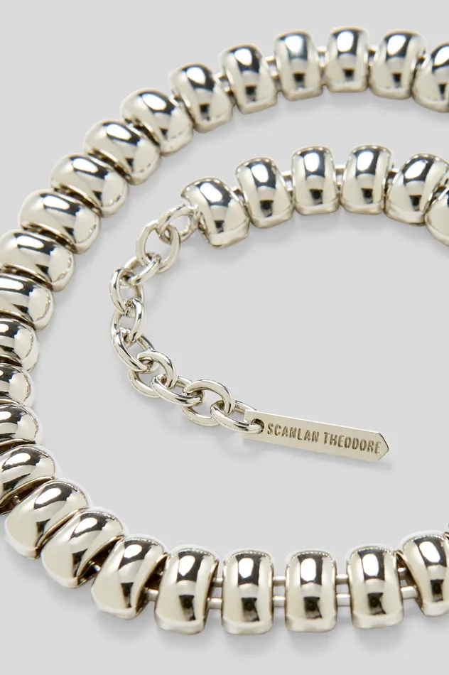 Jewelry Women BEETLE CHAIN CHOKER SILVER Scanlan Theodore