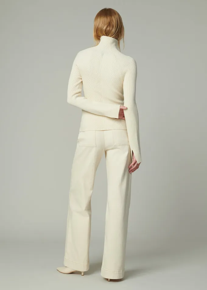 Joe8217s Jeans THE PALMER TURTLENECK Milk Women Tops