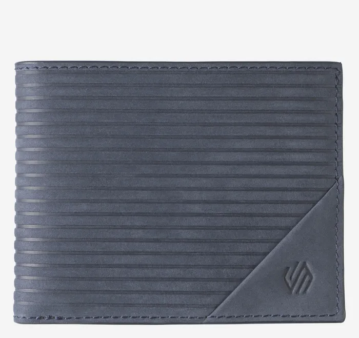 Johnston and Murphy Jackson Scored OilTanned Bill Navy Oiled Men Wallets