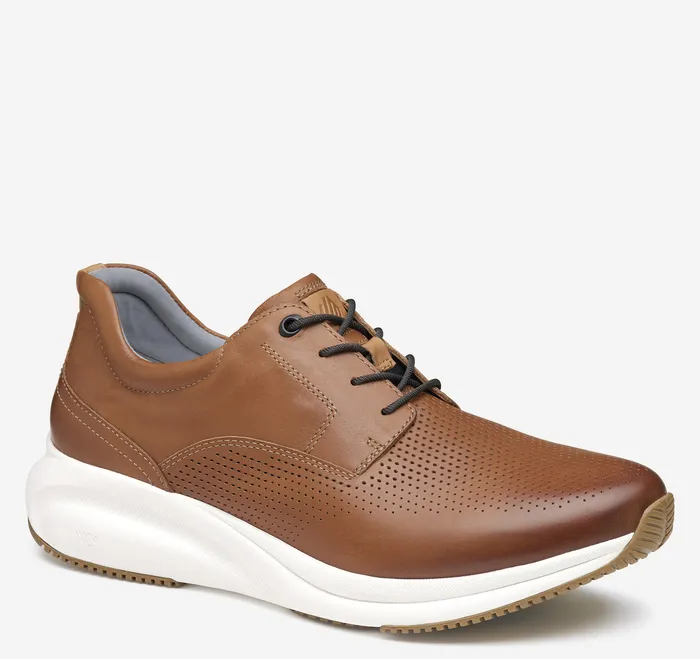 Johnston and Murphy XC4 TR3Luxe Hybrid Tan Waterproof Full Grain Men LaceUps