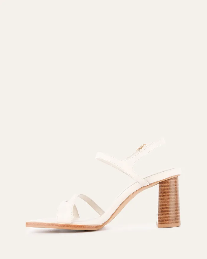 jomercer Casey high heel sandal off white leather Women HIGH SANDALS jomercer Casey high heel sandal off white leather Women HIGH SANDALS
