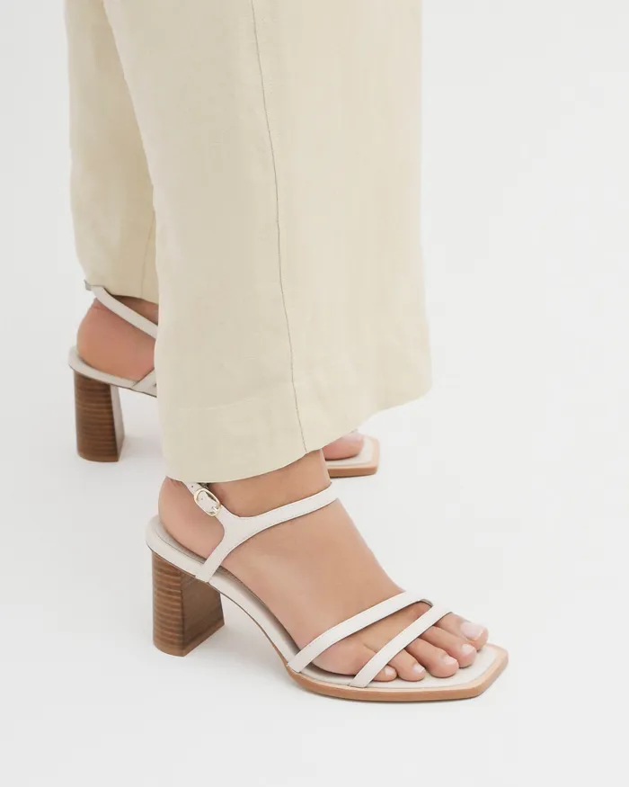 jomercer Casey high heel sandal off white leather Women HIGH SANDALS jomercer Casey high heel sandal off white leather Women HIGH SANDALS