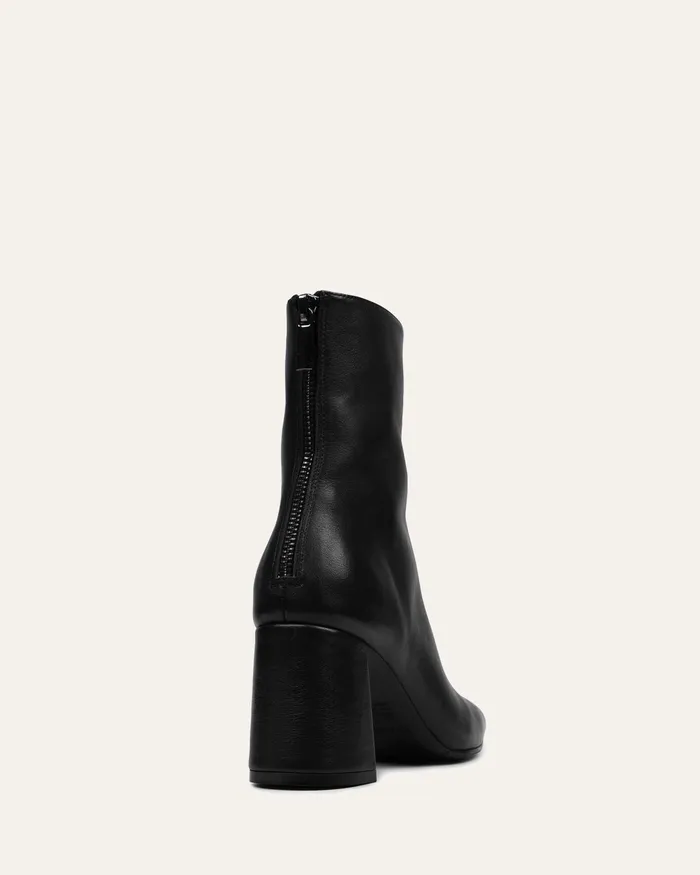 jomercer Nevada mid ankle boots black leather Women MID ANKLE BOOTS