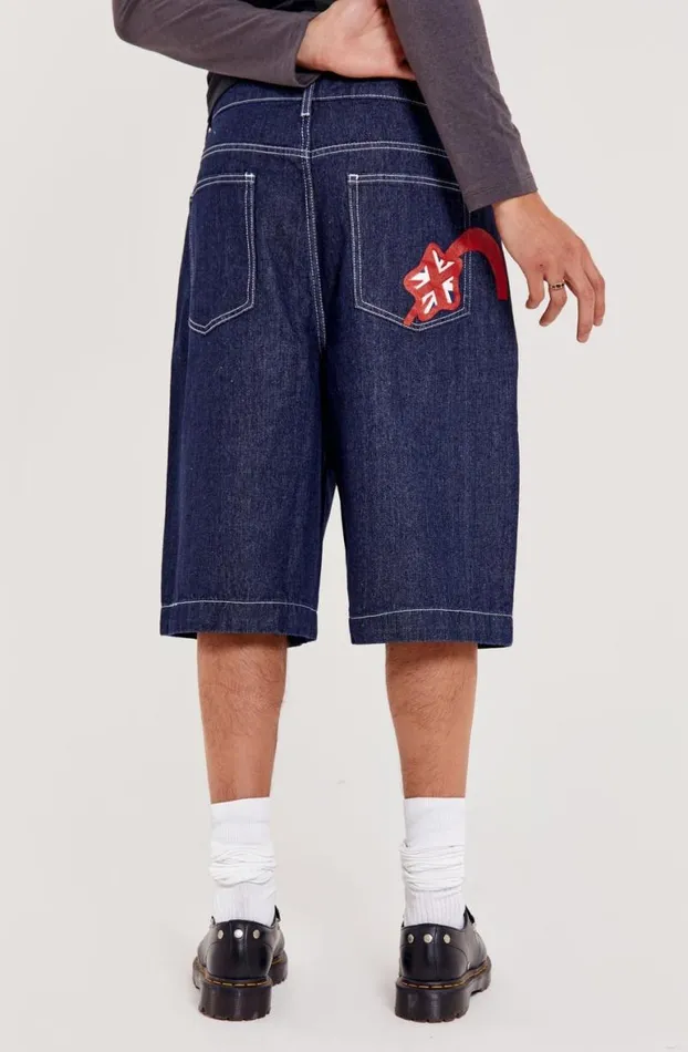 Jorts and Shorts Men Jaded London Jumbo Denim Jorts