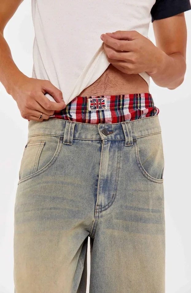 Jorts and Shorts Men Jaded London Multi Tartan Boxer Short