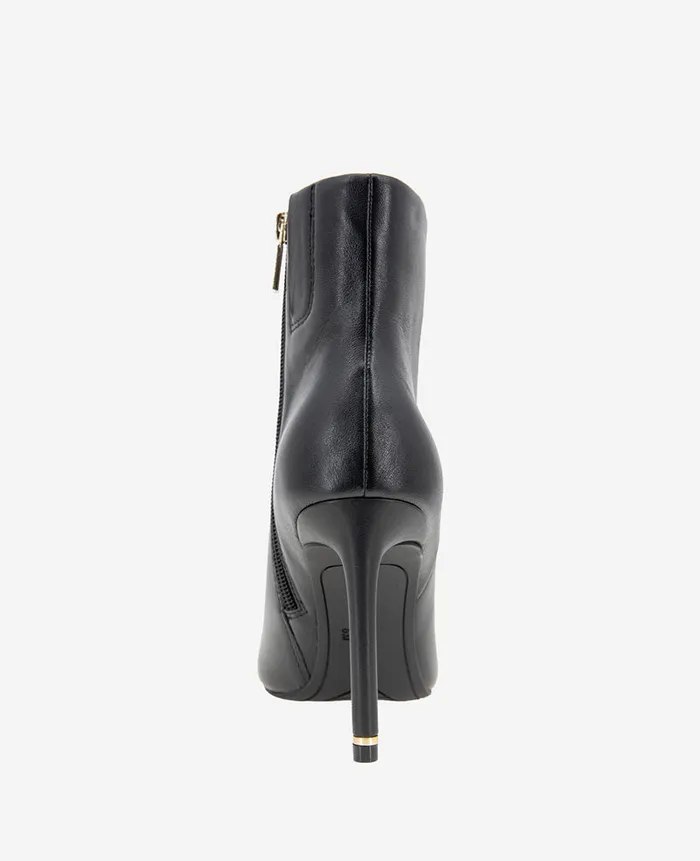 Kenneth Cole Boots and Booties Women Quincy Leather Heel Ankle Bootie Black Kenneth Cole Boots and Booties Women Quincy Leather Heel Ankle Bootie Black