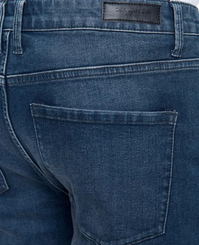 Kenneth Cole Denim Men SlimFit Recycled Stretch Denim Jean Blue