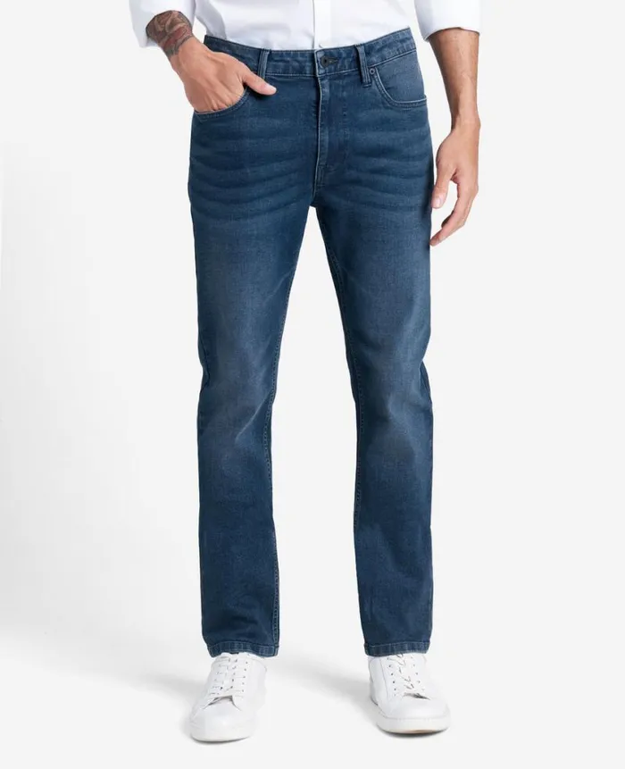 Kenneth Cole Denim Men SlimFit Recycled Stretch Denim Jean Blue
