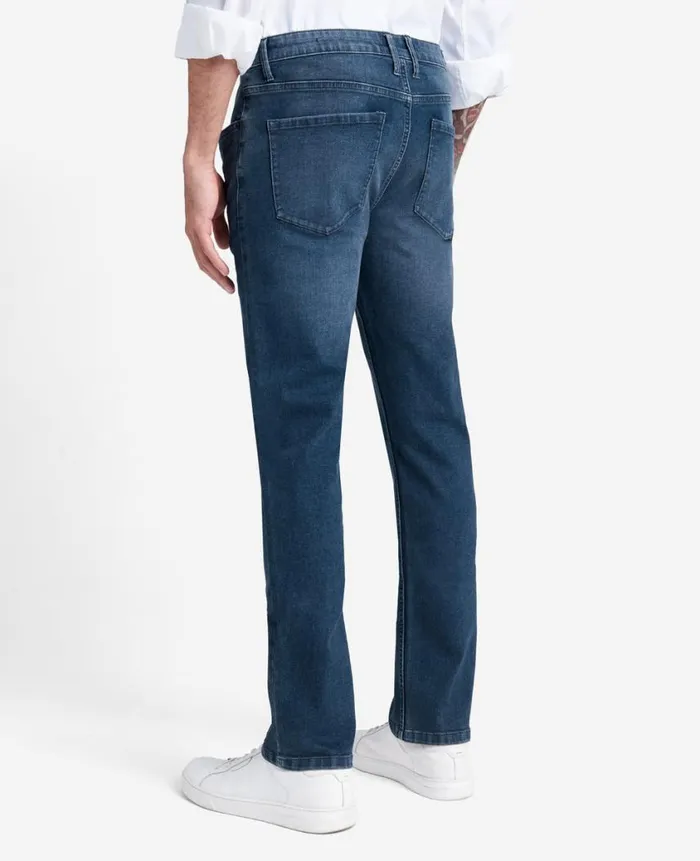 Kenneth Cole Denim Men SlimFit Recycled Stretch Denim Jean Blue
