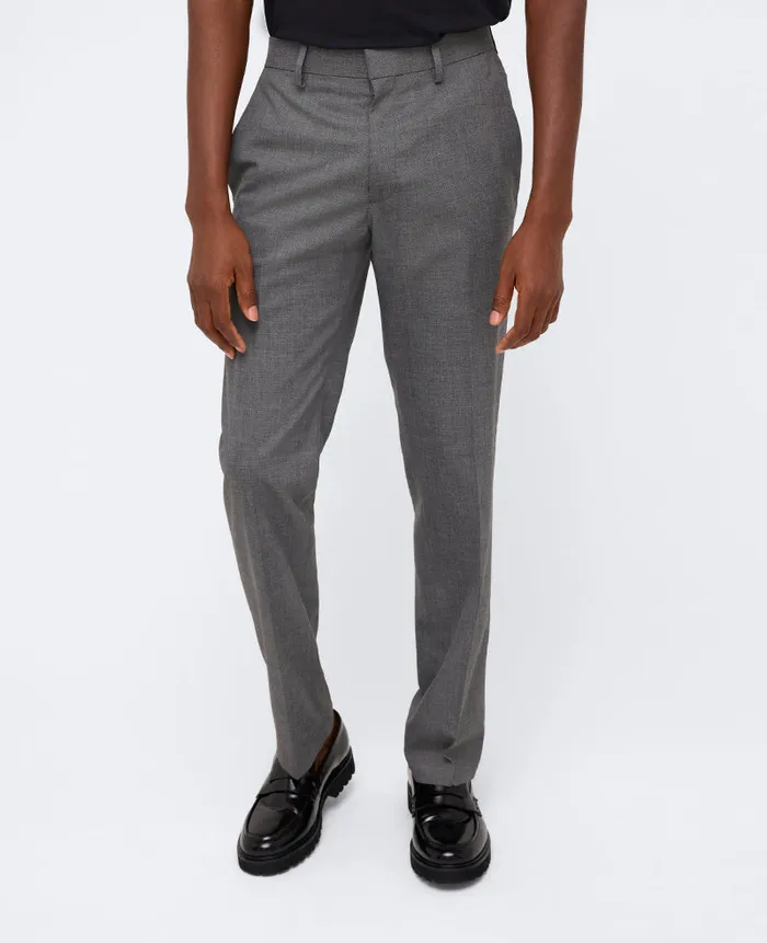 Kenneth Cole Dress Pants Men SlimFit Stretch Twill Dress Pant Grey