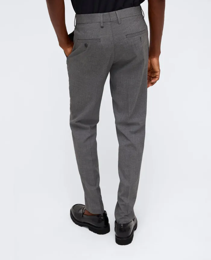 Kenneth Cole Dress Pants Men SlimFit Stretch Twill Dress Pant Grey