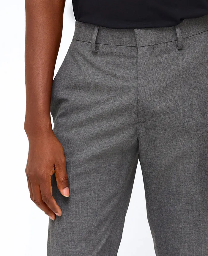 Kenneth Cole Dress Pants Men SlimFit Stretch Twill Dress Pant Grey