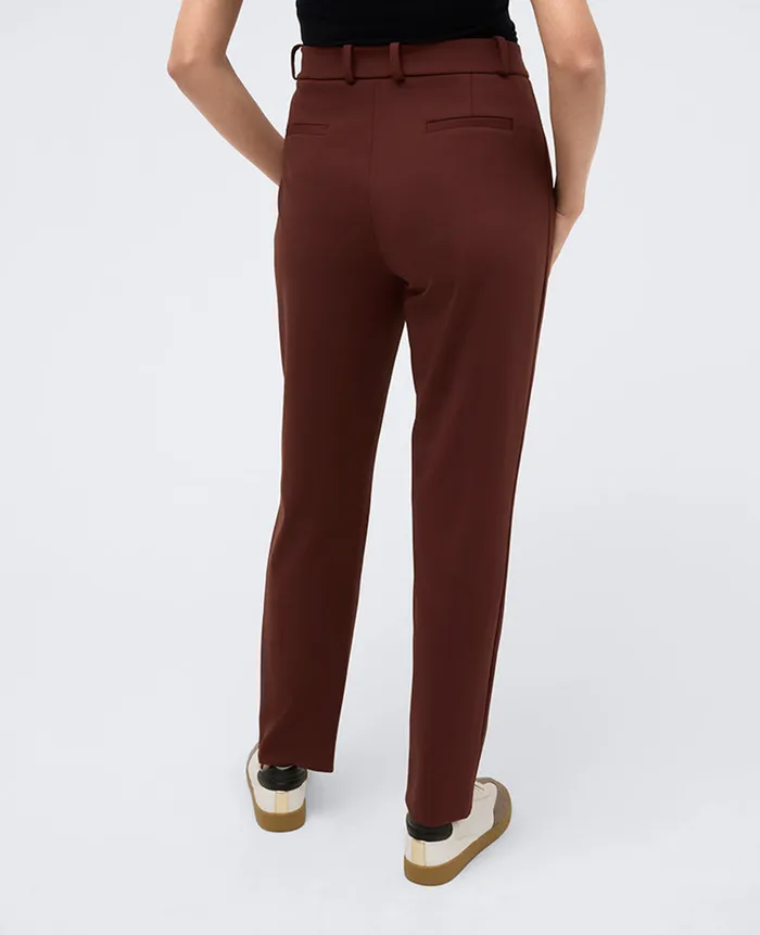Kenneth Cole Matching Sets Women Athletic Stretch Slim Ankle Pant Brown Kenneth Cole Matching Sets Women Athletic Stretch Slim Ankle Pant Brown