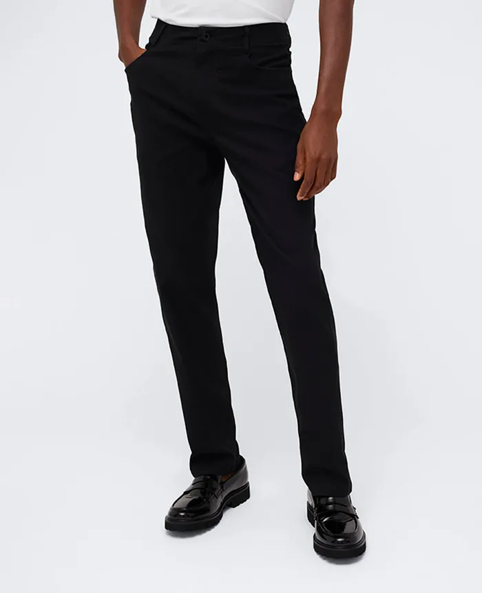 Kenneth Cole Pants Men Slim Tapered 5Pocket Pant Black