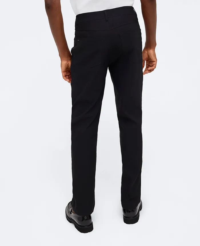 Kenneth Cole Pants Men Slim Tapered 5Pocket Pant Black