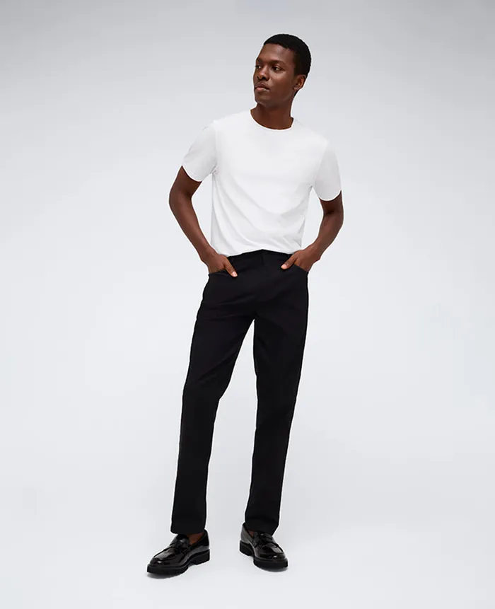 Kenneth Cole Pants Men Slim Tapered 5Pocket Pant Black