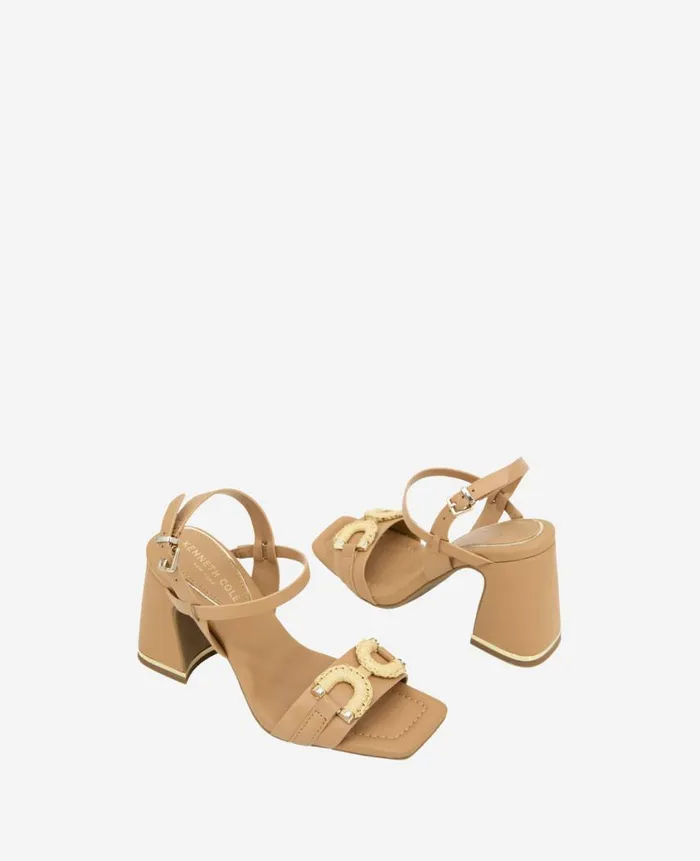 Kenneth Cole Pumps and Heels Women Jessie Heeled Sandal Beige Kenneth Cole Pumps and Heels Women Jessie Heeled Sandal Beige