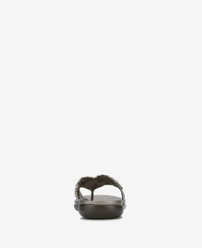 Kenneth Cole Sandals and Wedges Women Glamathon Thong Sandal Grey Kenneth Cole Sandals and Wedges Women Glamathon Thong Sandal Grey