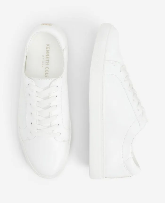 Kenneth Cole Sneakers Women Women039s Leather Kam Sneaker White