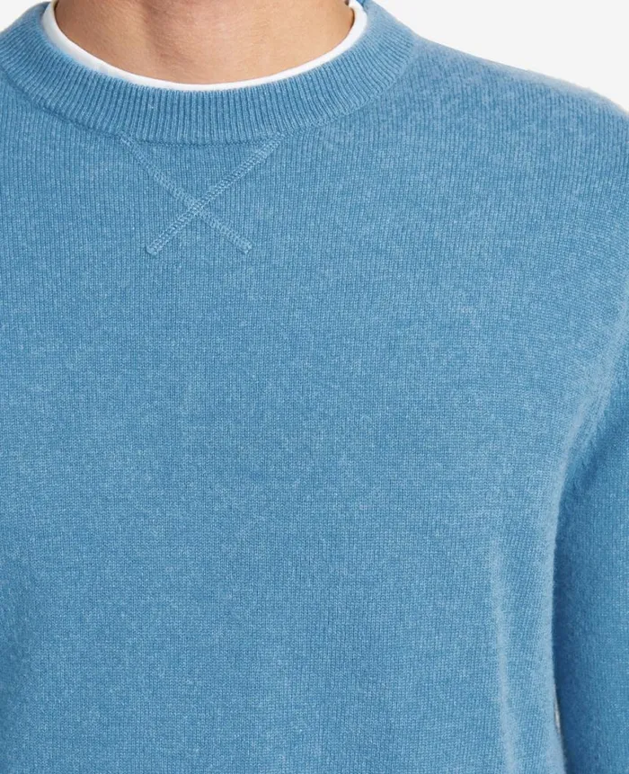 Kenneth Cole Sweaters Men Site Exclusive Crew Neck Cashmere Sweater Blue Kenneth Cole Sweaters Men Site Exclusive Crew Neck Cashmere Sweater Blue