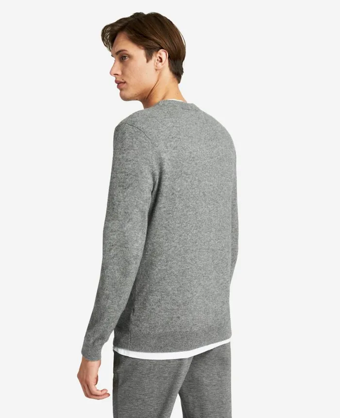 Kenneth Cole Sweaters Men Site Exclusive Crew Neck Cashmere Sweater Grey Kenneth Cole Sweaters Men Site Exclusive Crew Neck Cashmere Sweater Grey