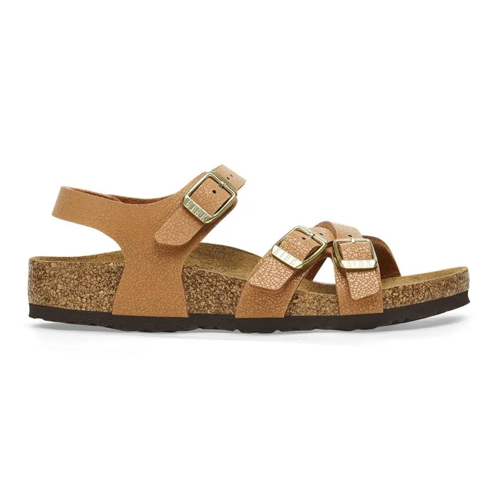 Kids Birkenstock BackAnkleStrap Kumba Grained Pecan