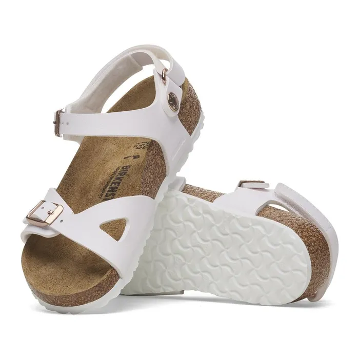 Kids Birkenstock BackAnkleStrap Rio White