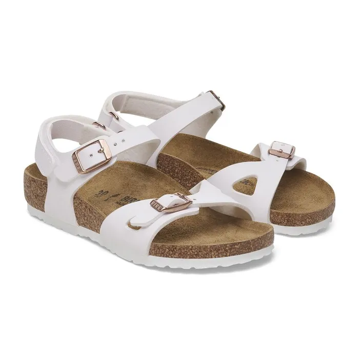 Kids Birkenstock BackAnkleStrap Rio White