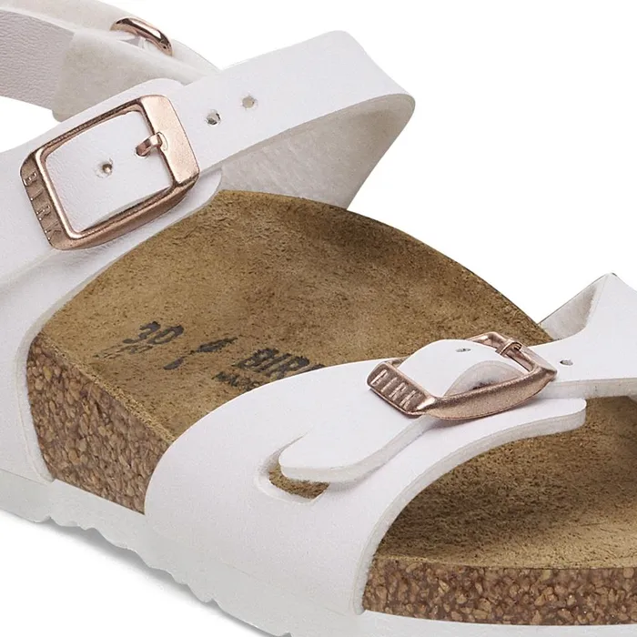Kids Birkenstock BackAnkleStrap Rio White