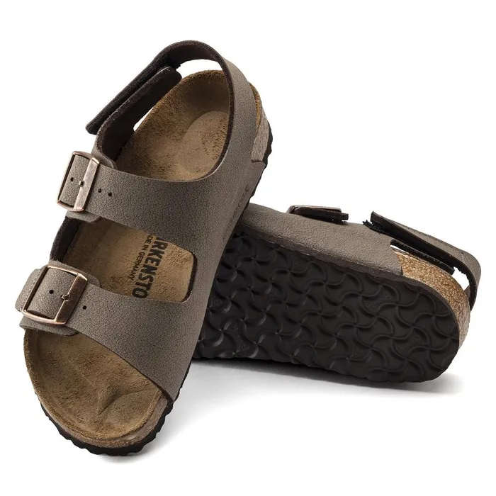 Kids Birkenstock TwoStrap Milano Hl Mocha