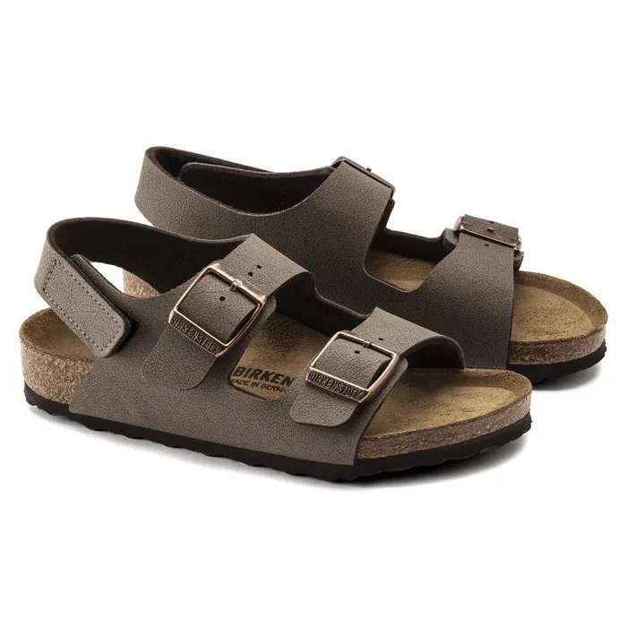 Kids Birkenstock TwoStrap Milano Hl Mocha