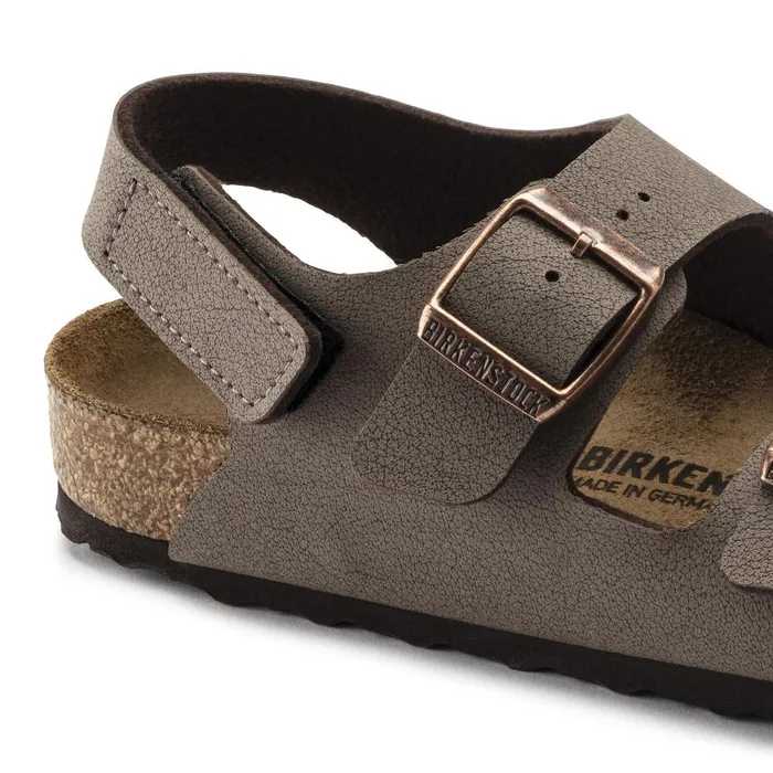 Kids Birkenstock TwoStrap Milano Hl Mocha