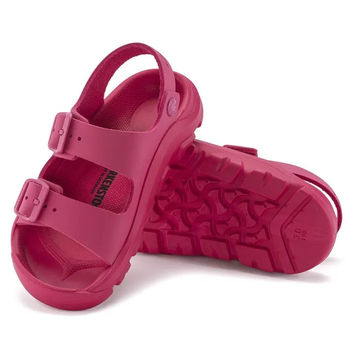 Kids Birkenstock TwoStrap Mogami Fuchsia Tulip