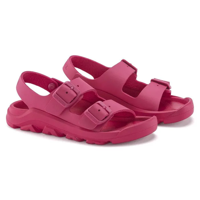 Kids Birkenstock TwoStrap Mogami Fuchsia Tulip