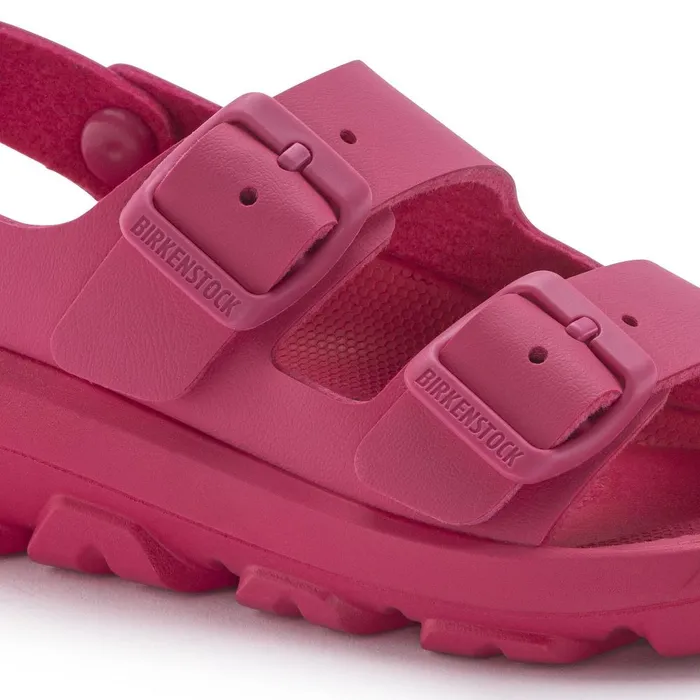 Kids Birkenstock TwoStrap Mogami Fuchsia Tulip
