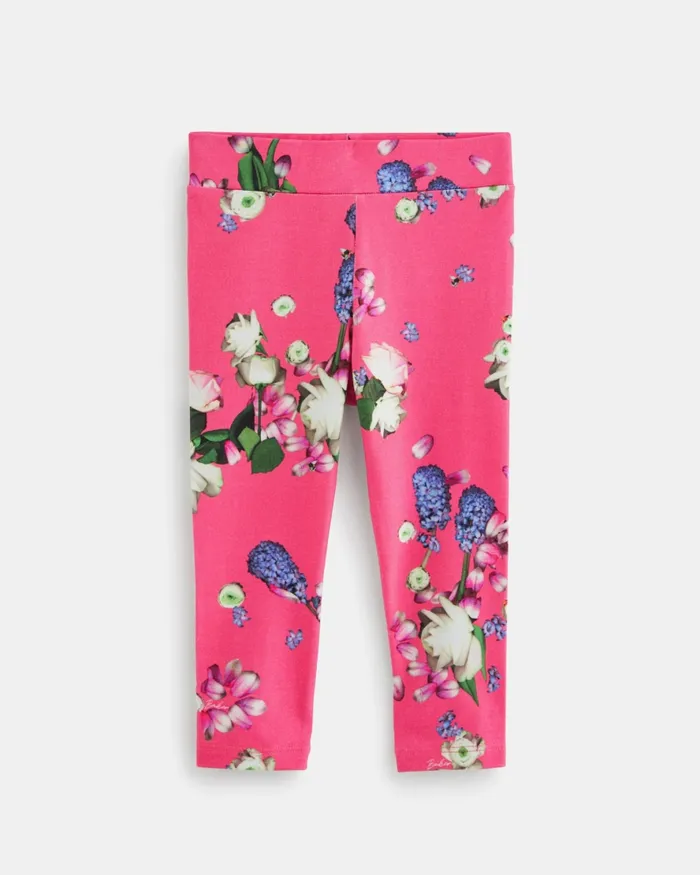 Kids FEDELMA 8211 Floral Logo TShirt And Leggings Set Pink Ted Baker Playsuits and Sets Kids FEDELMA 8211 Floral Logo TShirt And Leggings Set Pink Ted Baker Playsuits and Sets