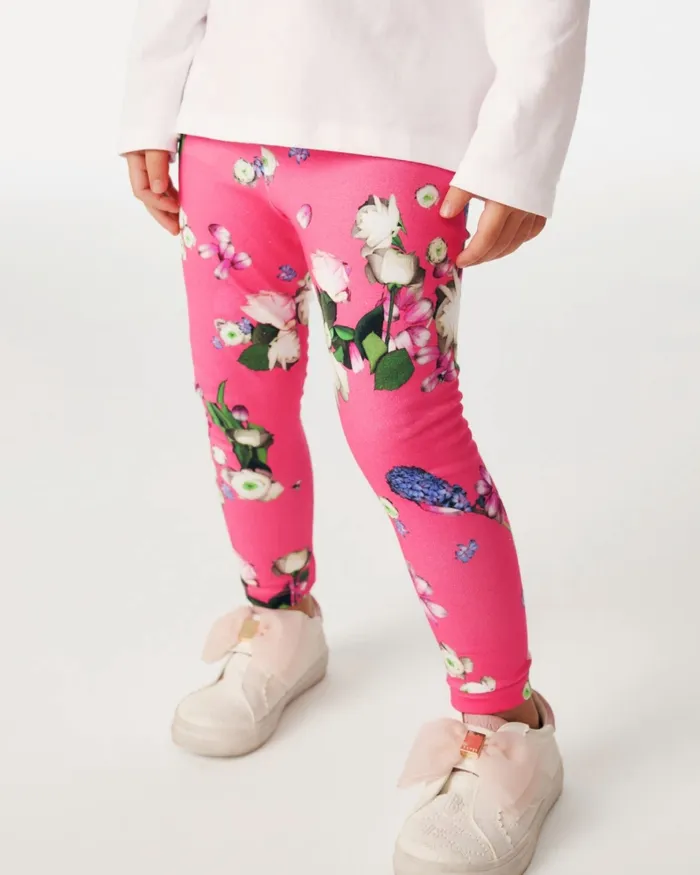 Kids FEDELMA 8211 Floral Logo TShirt And Leggings Set Pink Ted Baker Playsuits and Sets Kids FEDELMA 8211 Floral Logo TShirt And Leggings Set Pink Ted Baker Playsuits and Sets