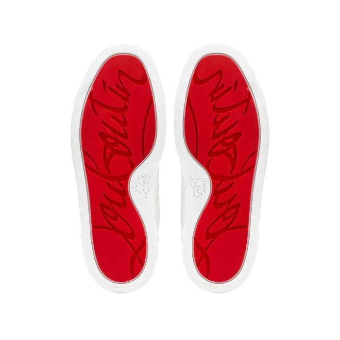 Kids Funnyto Lowtop Sneakers 8211 Calf Leather 8211 Rosy Christian Louboutin Sneakers
