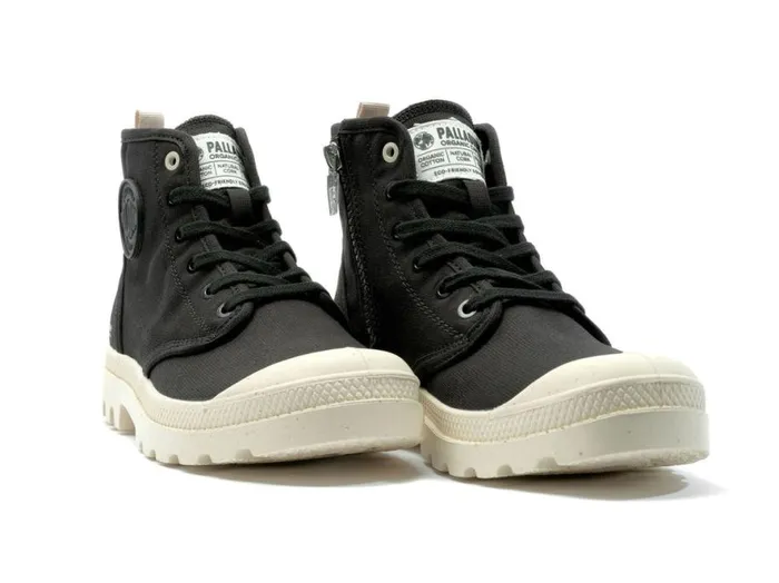 Kids PAMPA HI ZIP ORGANIC Black PALLADIUM Boots