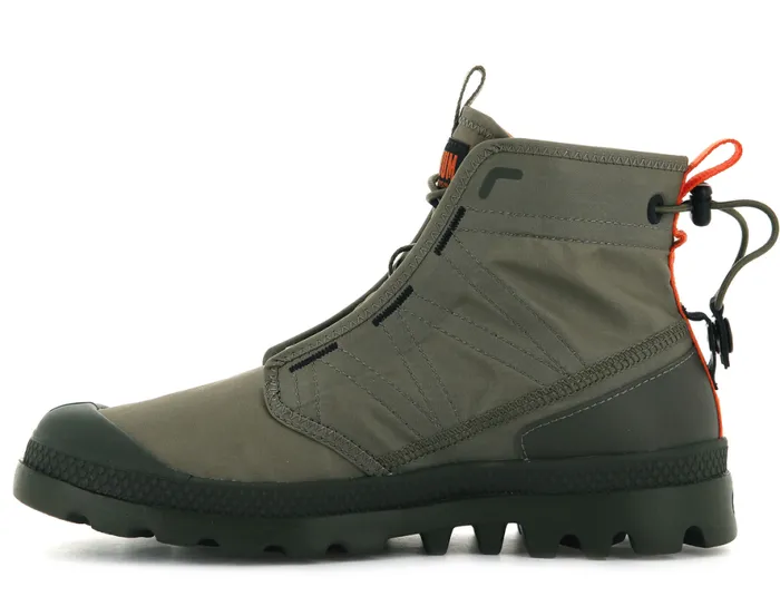 Kids PAMPA TRAVEL LITE Dusky Green PALLADIUM Boots