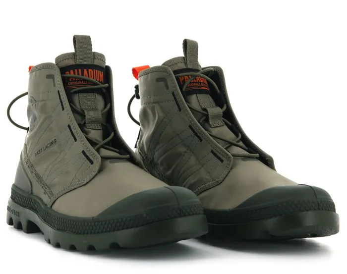 Kids PAMPA TRAVEL LITE Dusky Green PALLADIUM Boots