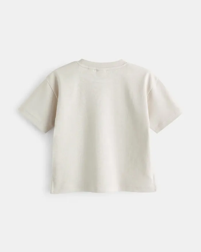 Kids WUBBEN 8211 Pocket Detail Cotton TShirt Nude Ted Baker Tops Kids WUBBEN 8211 Pocket Detail Cotton TShirt Nude Ted Baker Tops