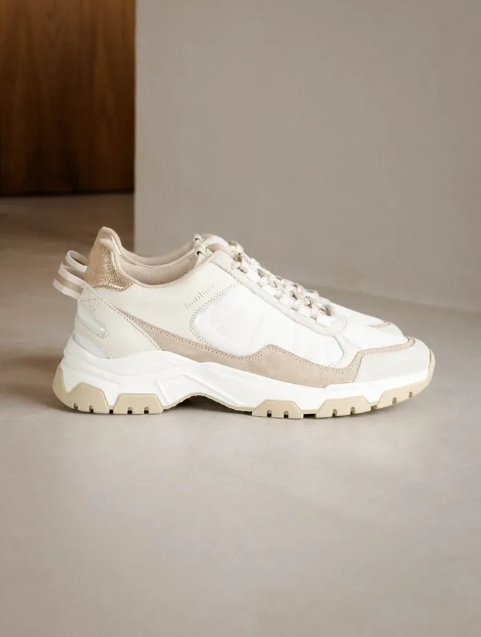 Kiwa White and Papyrus Women Bobbies Sneakers Kiwa White and Papyrus Women Bobbies Sneakers
