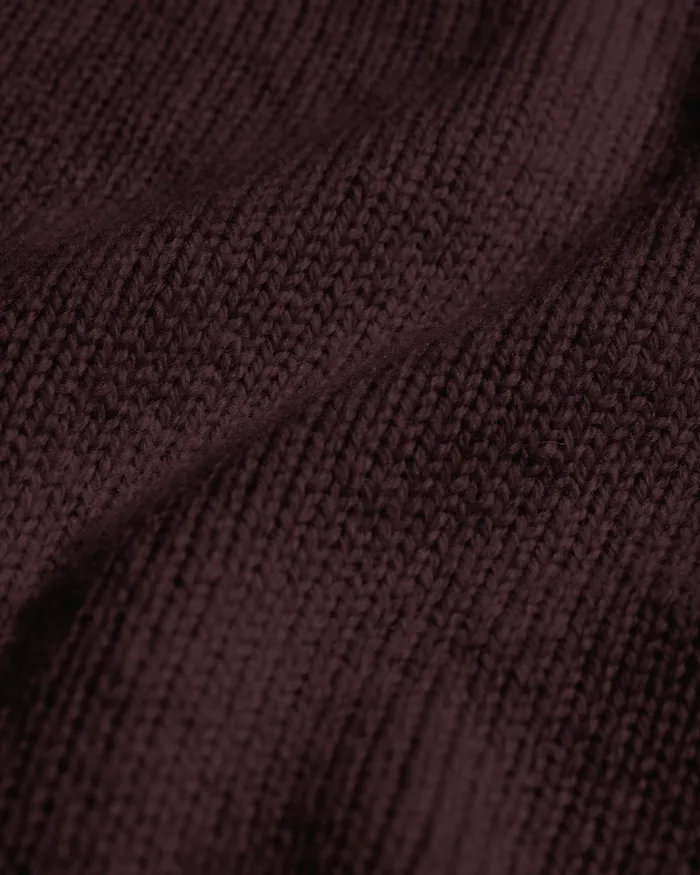Knit Sweaters Colorfulstandard Men Oversized Merino Wool Crew 8211 Oxblood Red