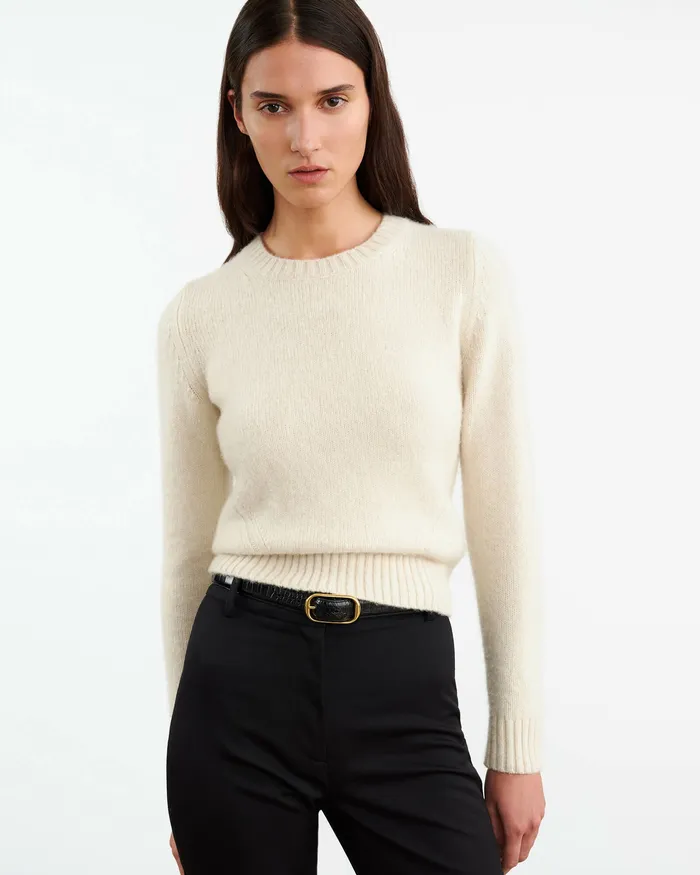 Knits and Sweaters Women Nili Lotan GWENDOLYN SWEATER Charcoal