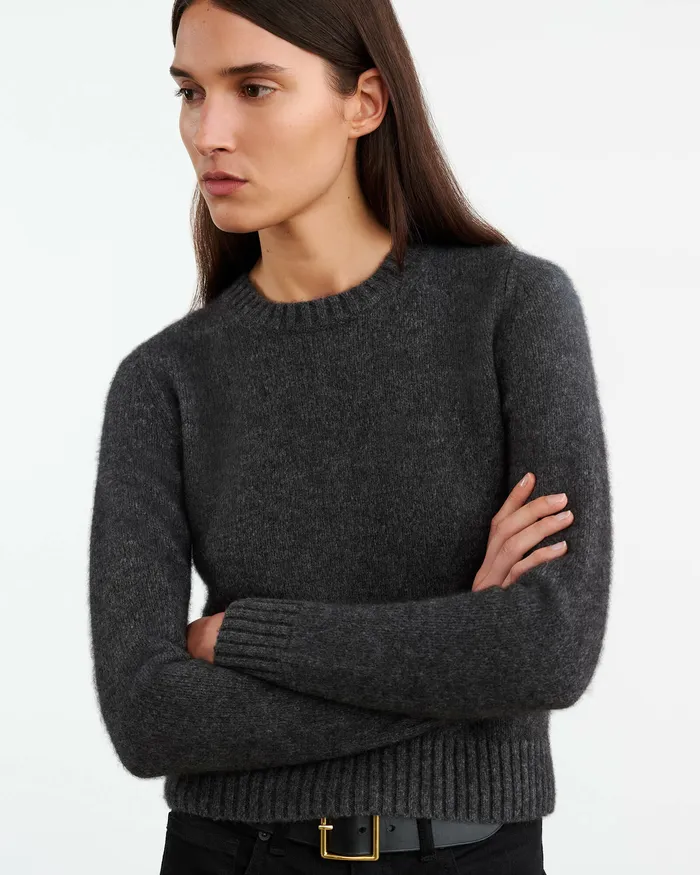 Knits and Sweaters Women Nili Lotan GWENDOLYN SWEATER Charcoal