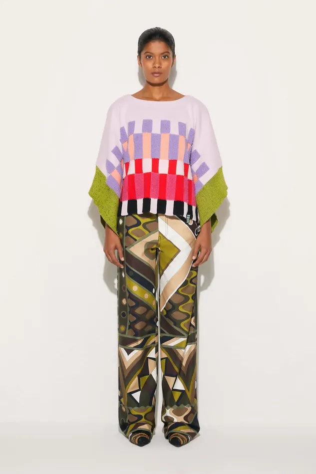 Knitwear Women PUCCI Colourblock Cotton Sweater