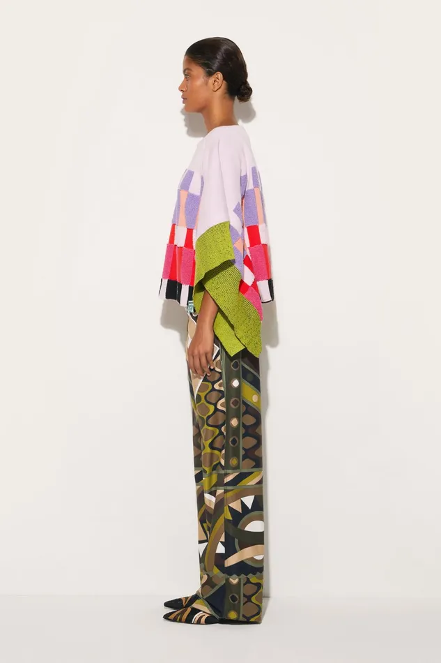 Knitwear Women PUCCI Colourblock Cotton Sweater